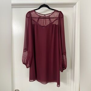 BCBGeneration Lace Trimmed
Babydoll Dress size Medium